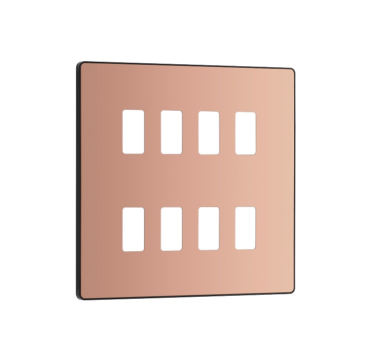 Evolve Grid 8g Bg 2row Cover Copper RPCDCP8B