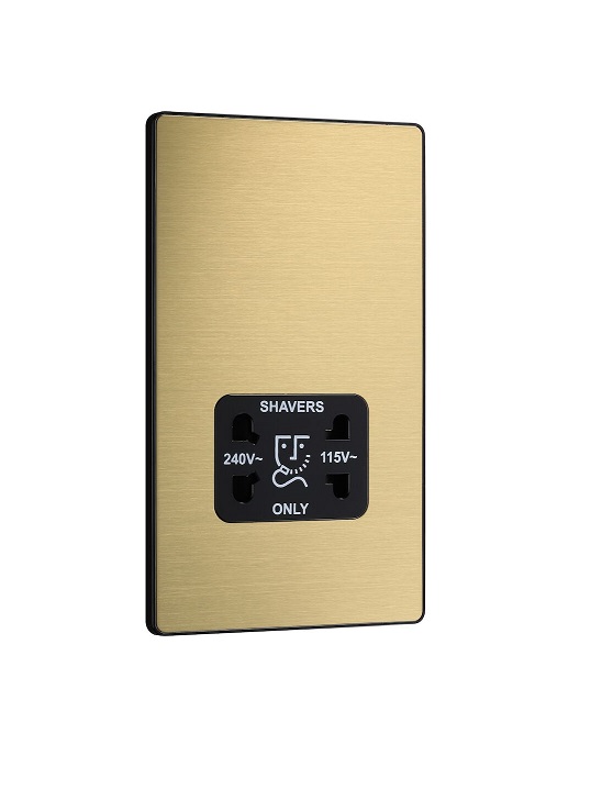 [25BVSBr.3SH] Evolve Shaver Skt SatinBrass PCDSB20B-01