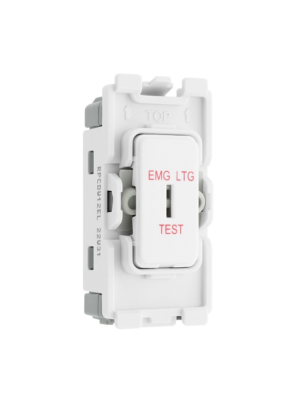 Evolve Grid DP 20a Emerg Key Mod White Bg RPCDW12EL-01