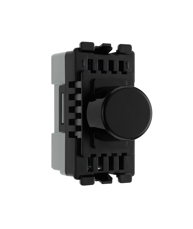 [25BVGB.01] Evolve Grid Dimmer Black 100w Led Bg RPCDBDLT-01