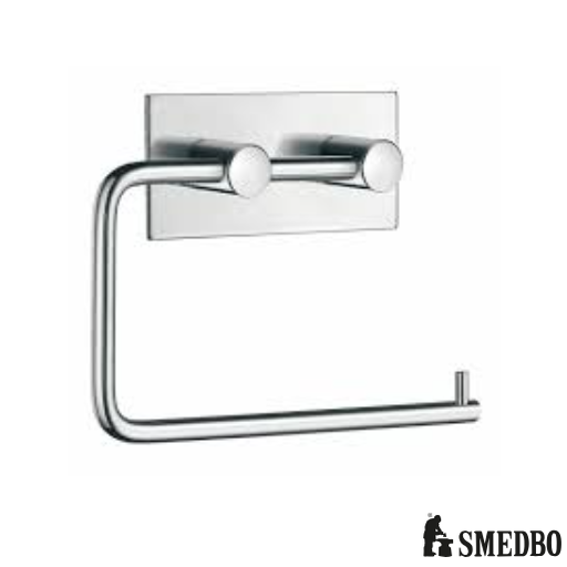 [48Sm.BK1098] Beslagsboden Toilet Roll Holder Sq Cp Self Adhesive