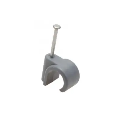 Talon 22mm Nail Pipe Clip Grey p100