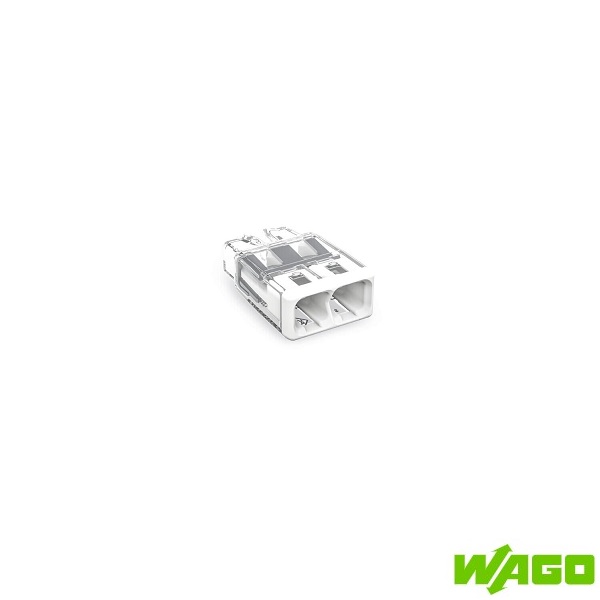 [24JCWP3402] WAGO Push-Wire 2w White Connector 2773-402