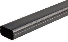 [22Z14B.2M(12%)] Trunking ASHP 140x80mm 2m Black 