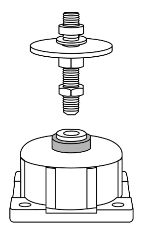 [16HWFV0416] Bosch Compress Floor antivibration kit (4-16kW)