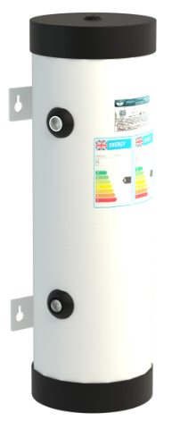 [16H-BUF02528] HP Buffer Vessel 25L Insulated 1" Conns WallMount