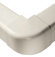 Trunking ASHP 140x80mm Ext Corner IVORY