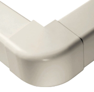 [22Z14V.BF] Trunking ASHP 140x80mm FLAT Bend Ivory