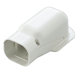Trunking ACR 75mm Wall Inlet 90D White