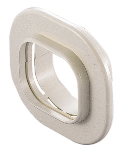 [22Z07W.WIC] Trunking ACR 75mm Wall Rosette Cap(Inline) White