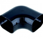 [22Z10B.BF9] Trunking ACR 100mm Flat 90d Bend black