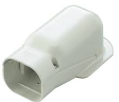 Trunking ACR 100mm Wall Inlet 90D White