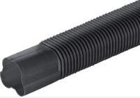 [22Z10B.CX] Trunking ACR 100mm Flexi Connector 800mm BLACK Inaba