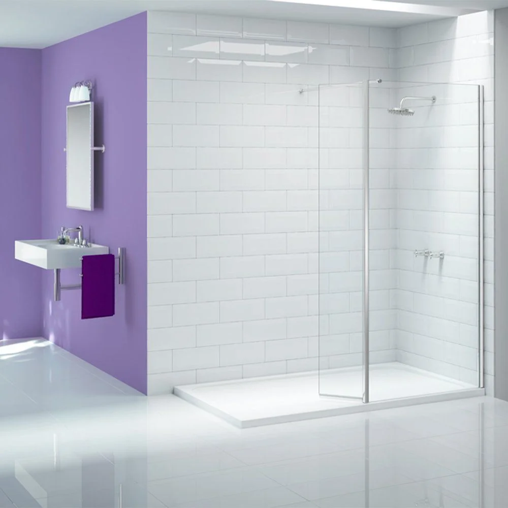 Wetroom Swivel Panel 8mm 400mm