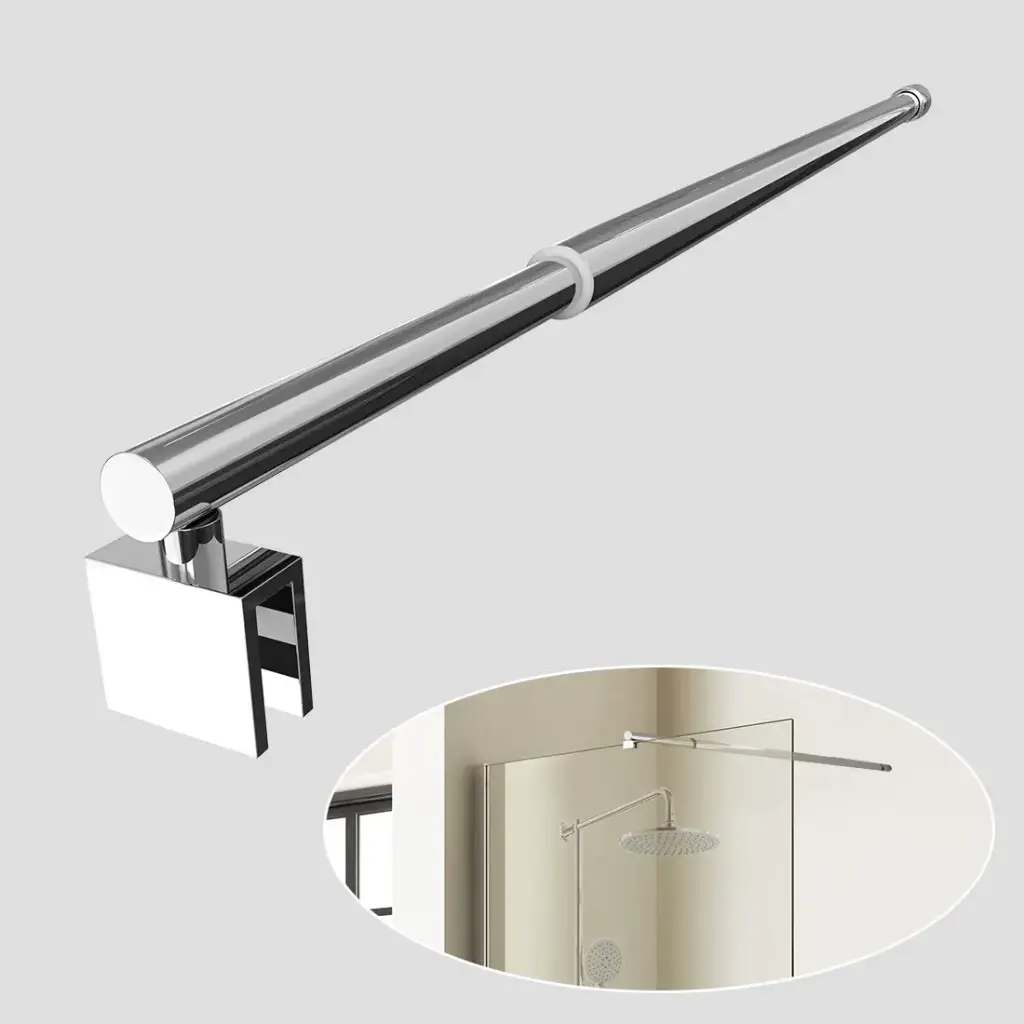 [43JBbMr.N126CH] Round Brace Bar Kit 1000mm ◭Chrome 