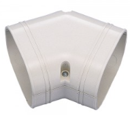 [22Z07W.BF4] Trunking ACR 75mm Flat Bend 45d White (Special Order 1-2 days)