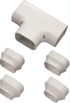 [22Z10W.F] Trunking ACR 100mm TEE White