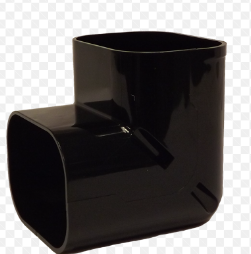 Trunking ACR 100mm Vertical 90d Bend black