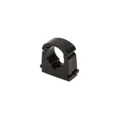 [11XH22B.20] Talon 22mm Black Hinged Pipe Clip p20