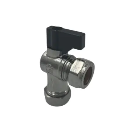 [11BB15B+ HANDLE] Isolation Valve 15mm Bend+Handle