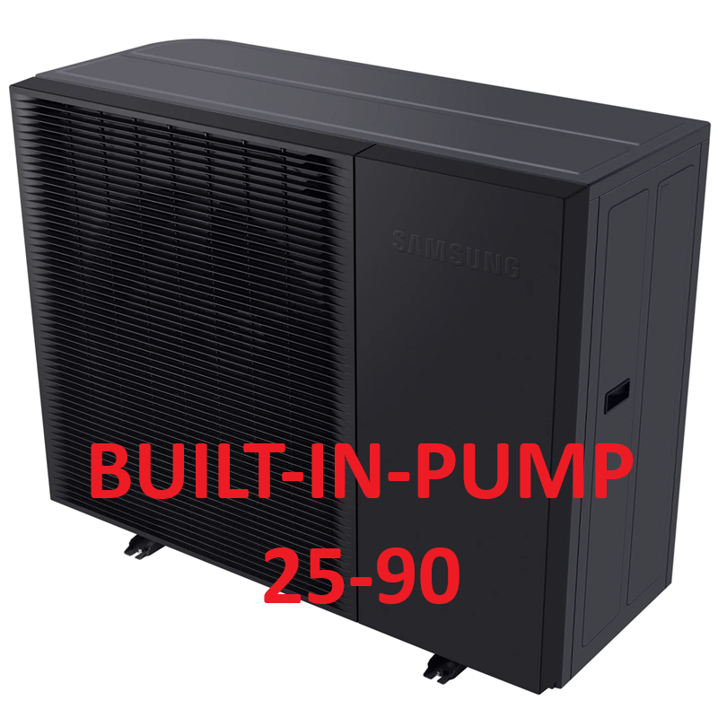Samsung R290 12kW Monobloc Heat Pump AE120CXYBEK (Built-In-Pump 25-90)