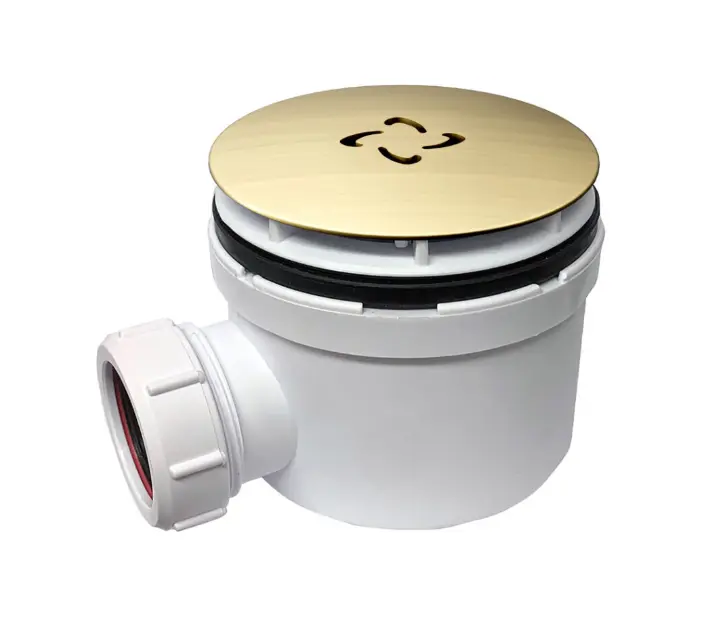 Shower Waste Hi-Flow Brushed Brass