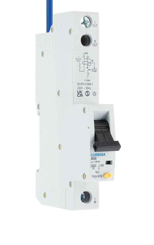 BG RCBO 50A 30ma B curve 6ka ▢CUCRB50A 