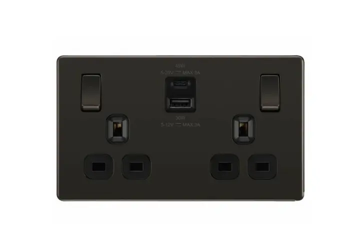 Bg Scr.Less DoubleSkt U45w A+C BNickle FBN22UAC45B 