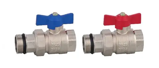 HL Butterfly Valve 1"Mi x1"Fi straight Pair ZL-4130