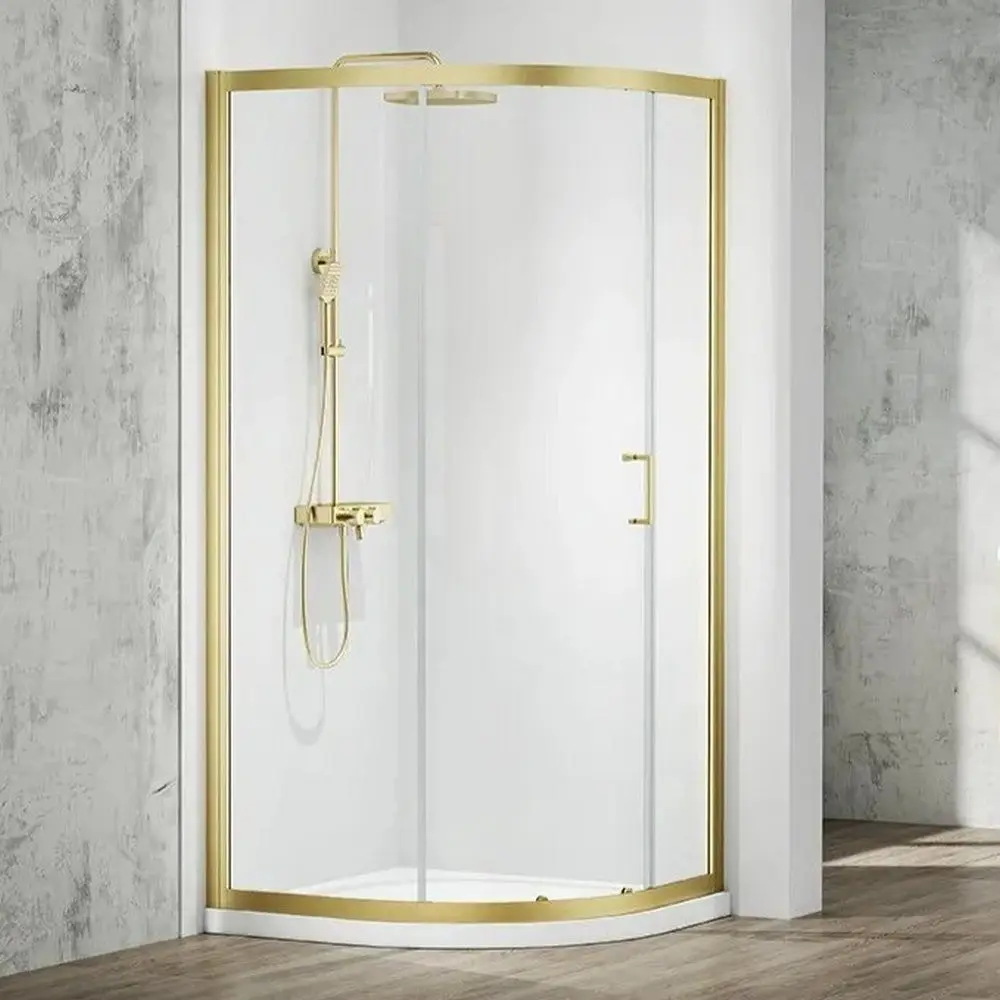 Mbox-6 Quad 900 6mm 1Door Brushed Brass