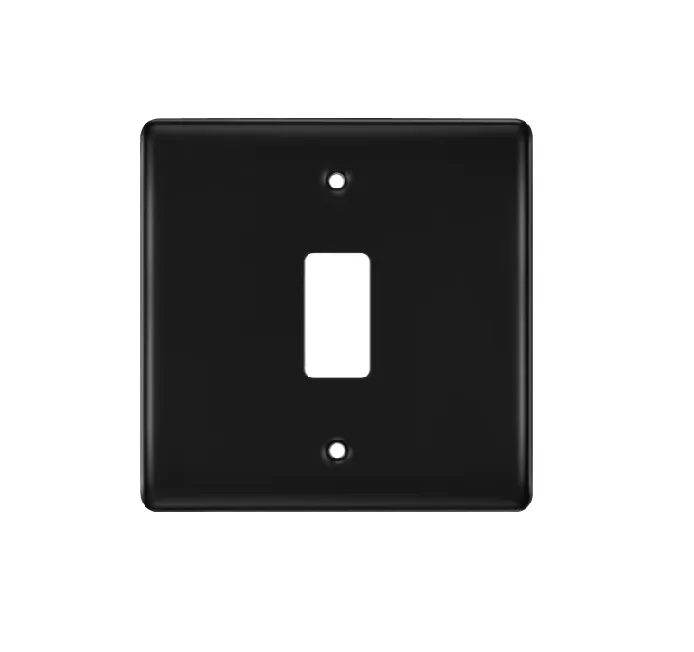 [25BDGMbk.1x1] BG Raised Grid 1g Cover MattBLk RNFB1-01