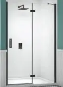 Arysto Sleek Hinge Inline 1200 Door 8mm Matt Black