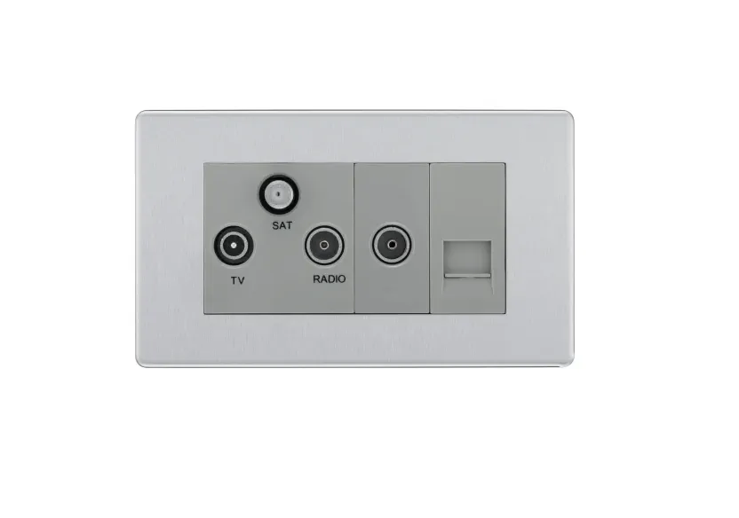 Bg Scr.Less TV/FM/SAT BruSteel FBS68-01