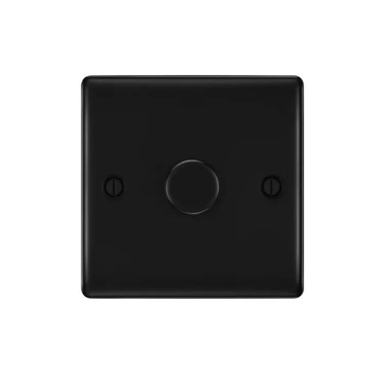 [25BDMbk.01] Dimmer 1g LED 50w Bg MattBlack Raisd NFB81-01
