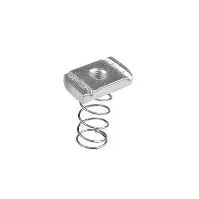 [22UXM6ZL-pk100] Strut Channel M6 Long Spring bolt P100 