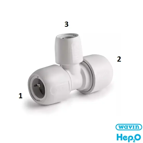 HepKey 28 x 28 x 15 Centre Tee