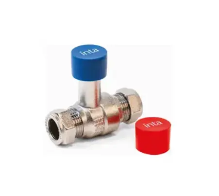 Lever Valve RAISED 35mm Red with Key TR35KBV