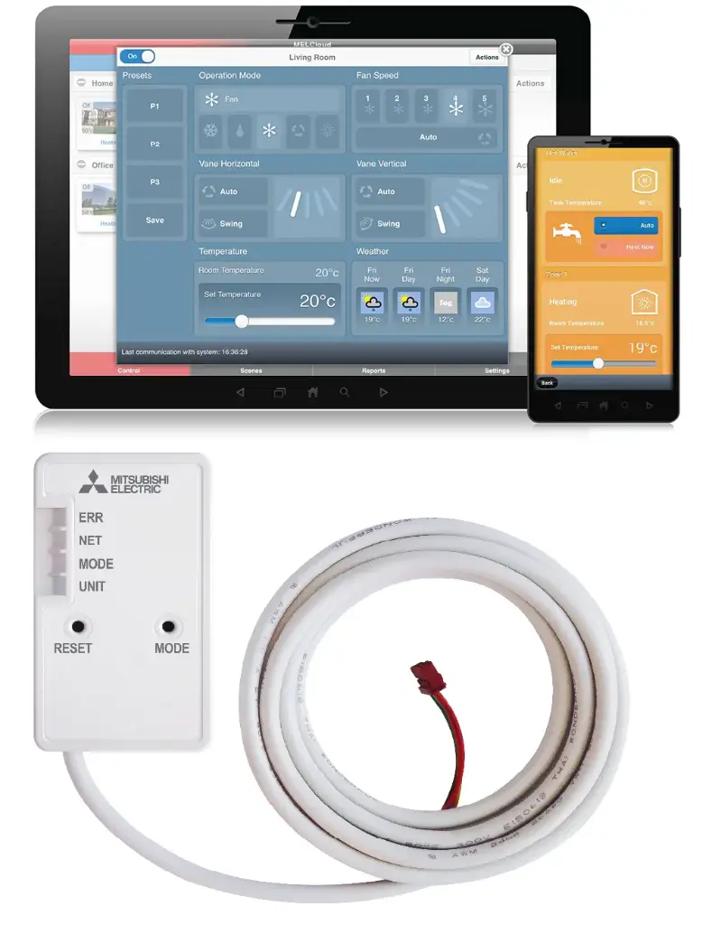 Mitsubishi Ecodan Wifi adaptor