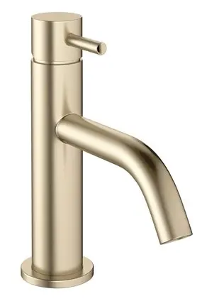 [422Cr.TL110DNSF] 3ONE6 Basin Mixer Brushed Brass 