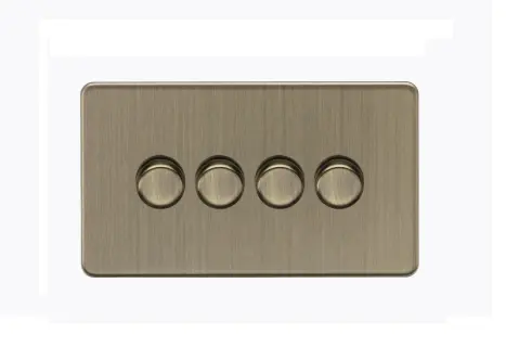 [25MLCMAB.04] ML ScrLess AntiBrass Dimmer 4g 5-150w SF2194AB