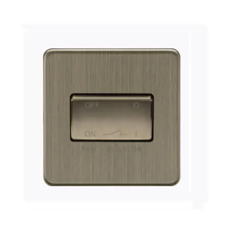 [25MLCMAB.1F] ML ScrLess Anti Brass Fan Switch SF1100AB