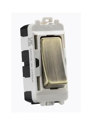ML Grid Module Anti Brass Light Switch GDM001AB