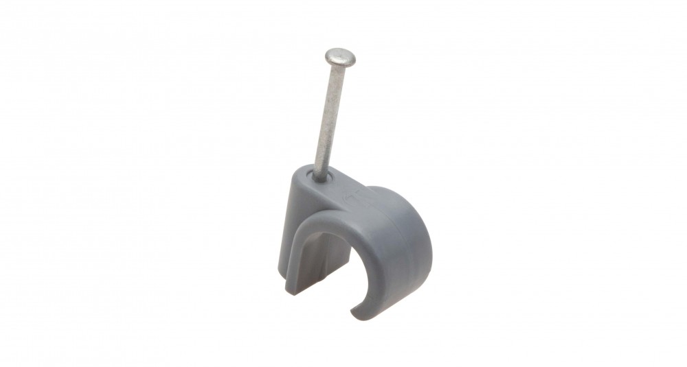 🔸15mm Nail Pipe Clip Wh p100