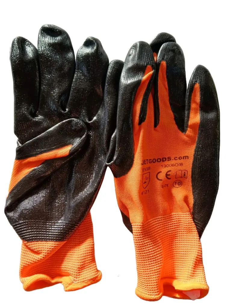 Gloves ORANGE/BLK sandy Pair