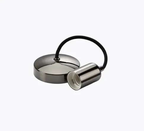 [24LB22.6.8270BN] Pendant 6 E27 8270BN Black Nickle