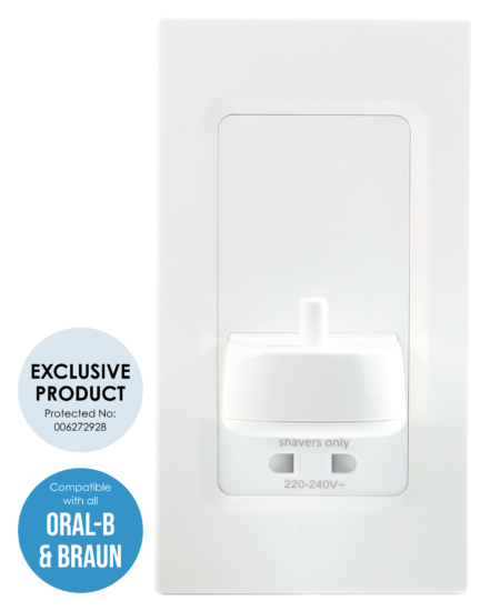 [48PV-PS12P] ToothBrush Charger+Shaver Whi For Philips PVPS12P