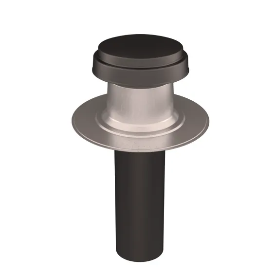 [21DMVHR,RV,F160] FlatRoofVent Roof Terminal 160 Black