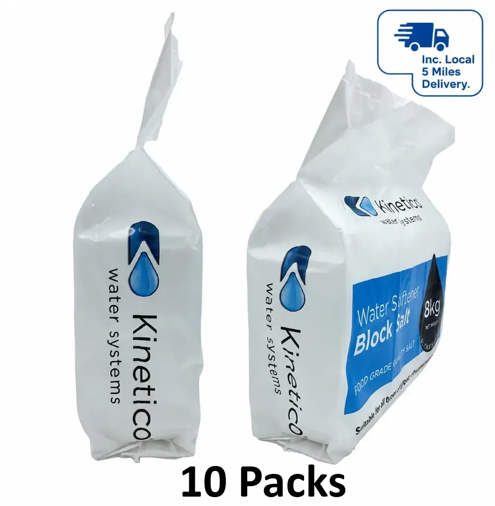 [14wsDyp10] Kinetico Salt Block 8kg x 10packs + Inc. Local 5 miles delivery