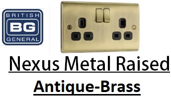 Range: BG Nexus Metal Raised Antique Brass