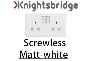 Range: Knightsbridge Screwless Matt White
